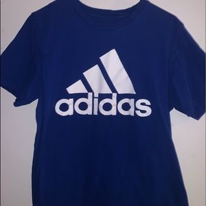 Short Sleeve Blue Adidas Shirt